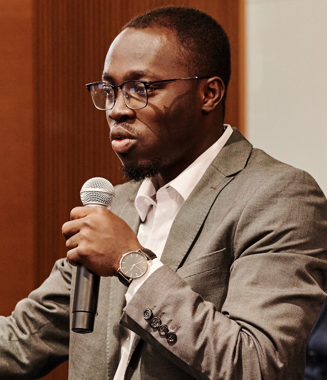 African American man speaking